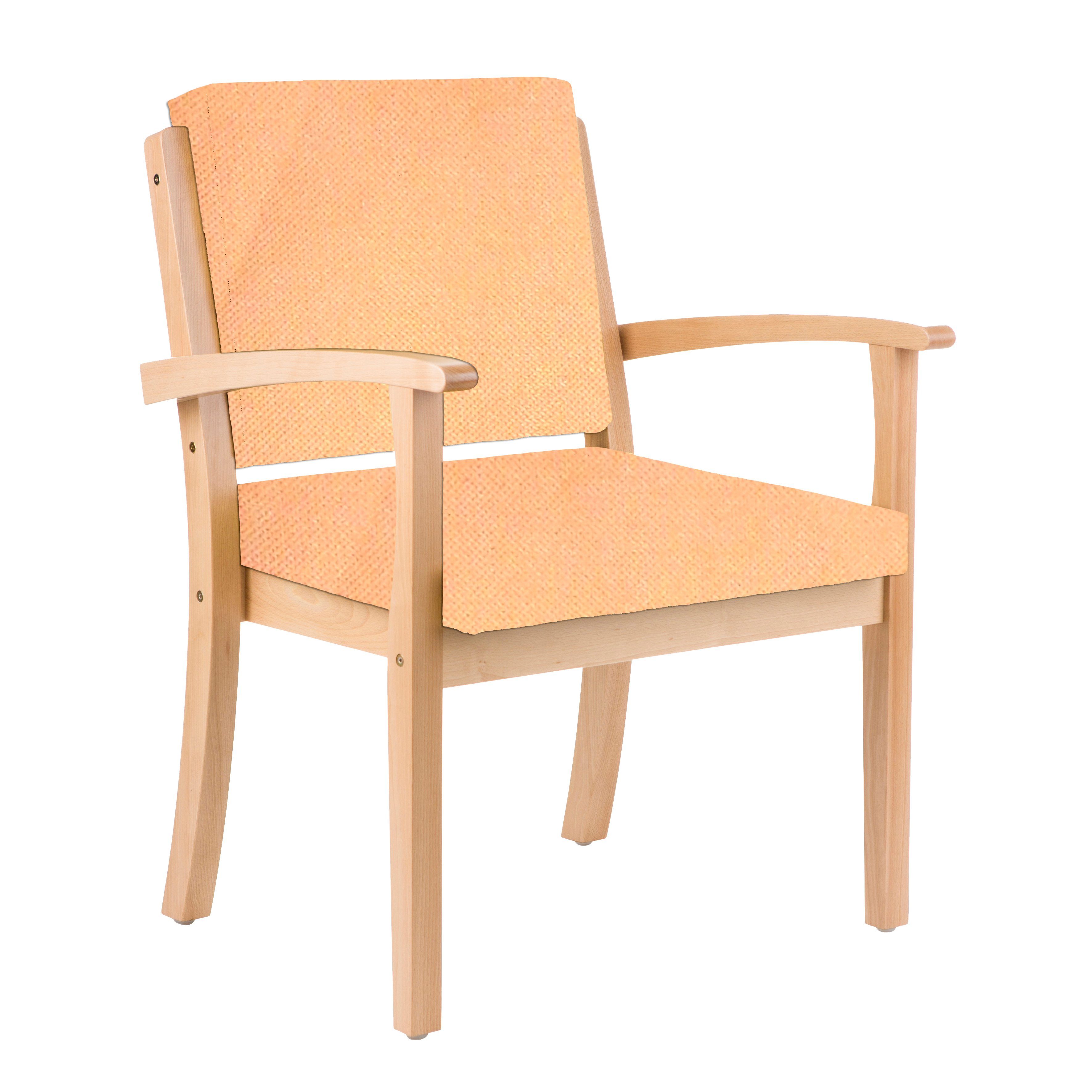 Woodkings Wellington XXL Esszimmerstuhl - Schwerlaststuhl Bis 250kg Mit Armlehnen